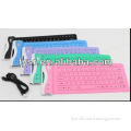 Spanish silicone keyboard 84keys wired Flexible Keyboard 84keys